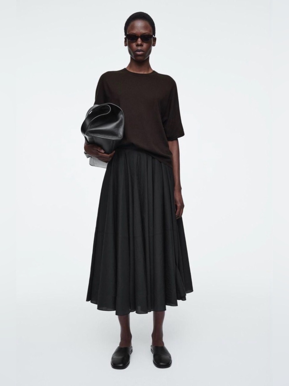 Cos Circle Cut Midi Skirt
